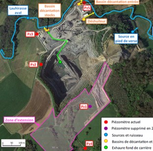 Suivi Hydrogéologique Du Site D’extraction De Bergouey-Viellenave (64) – Bilan Annuel 2022