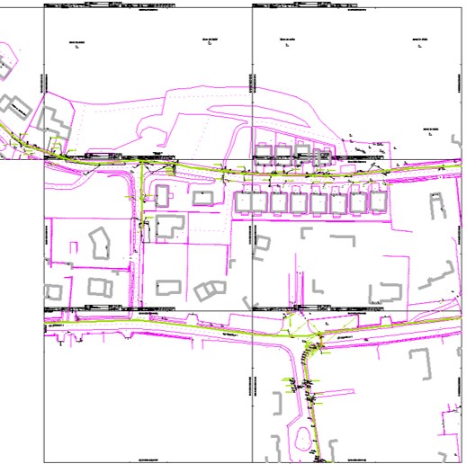 Levé De Fond De Plan Et Mise à Jour Pour L’informatisation De La Cartographie Des Réseaux Gaz Pour GRDF à Boisseuil (87)