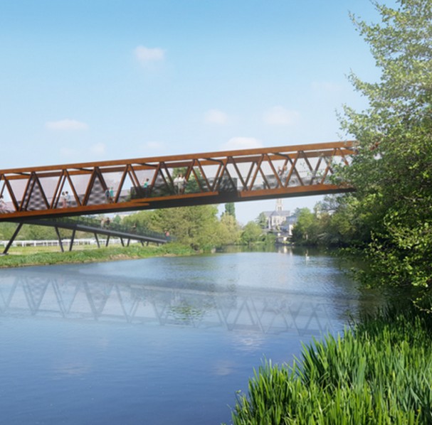 Étude Géotechnique Pour La Construction D’une Passerelle Au Dessus De La Sarthe Sablé Sur Sarthe